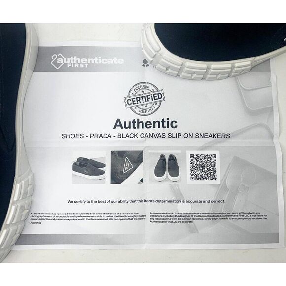 Authentic PRADA Cassetta Wheels Black 'Prada' Logo Platform Sneakers Size EU38 - Picture 14 of 16